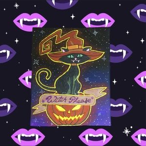 [Original Painting] ” Witch Please”